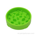 Slip plástico de plástico lento alimentador de comedero para mascotas de comida para perros